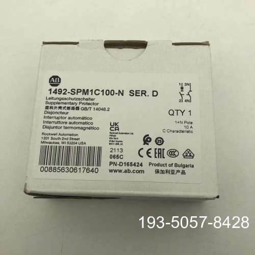 1492-SPM1C100-N AB 补充保护器 全详谈报价