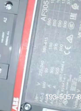ABB接触器 AF305-30-11 1SFL587002R详谈报价