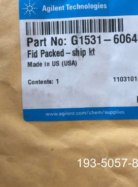 Agilent 接头G1531-60640详谈