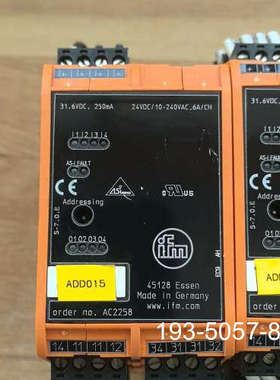 出手IFM控制器AC2258，来自Essen，型号详谈报价