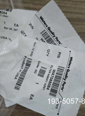 原装正品Waters过滤器插入组件WAT088084，正品开封价格详谈