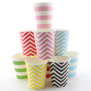 一次性纸杯甜品台布置摆件节日婚庆派对生日装饰用品party decor