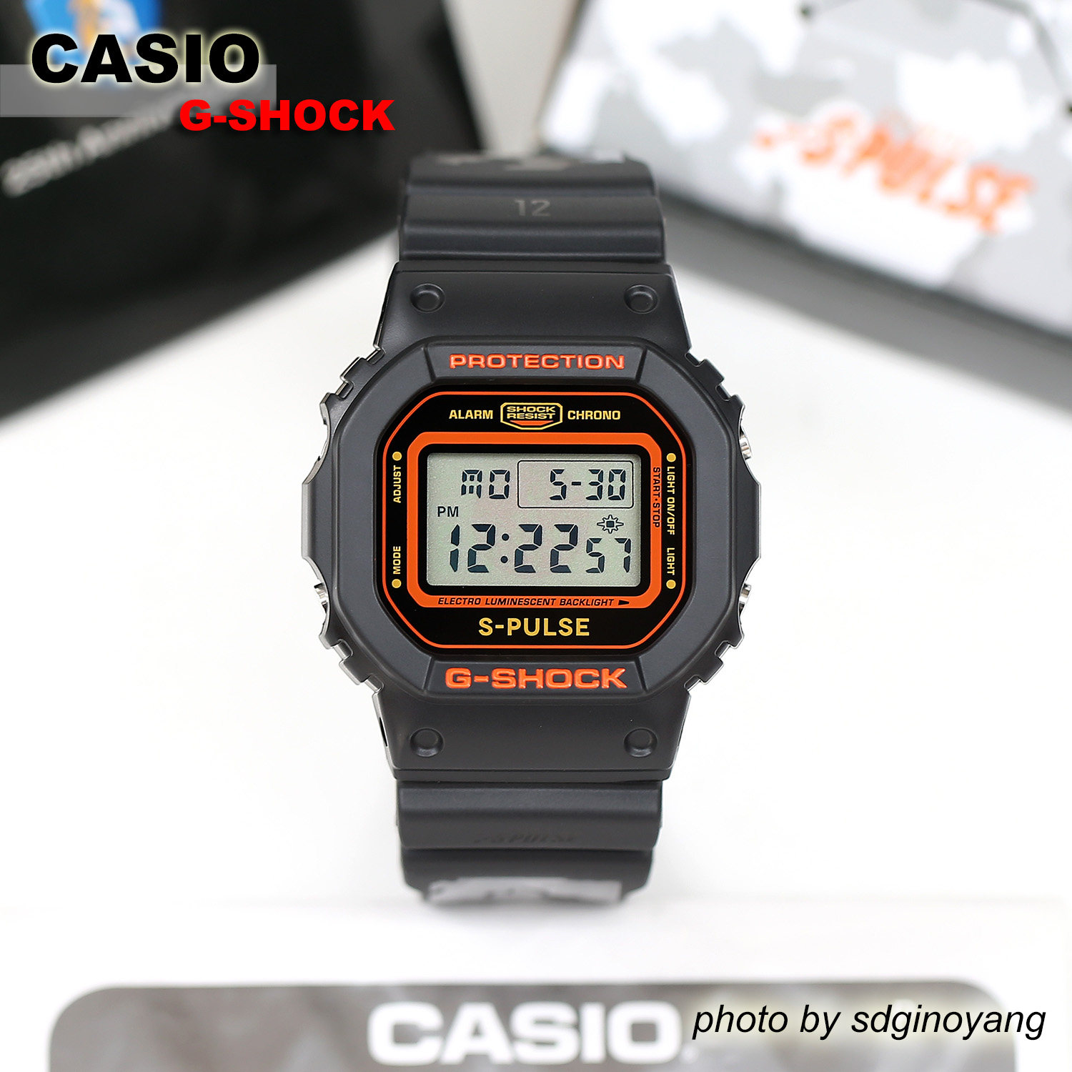 CASIO G-SHOCK x S-PULSE DW-5600VT清水心跳足球25周年 全新现货