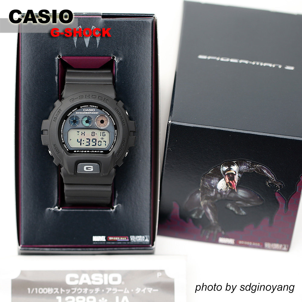 CASIO G-SHOCK x Spiderman DW-6900FS 毒液蜘蛛侠限1500全新现货