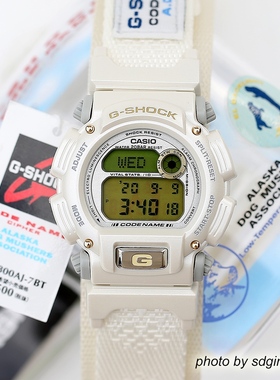 全新现货G-SHOCKxA.D.M.A. DW-8800AJ-7BT阿拉斯加养狗协会