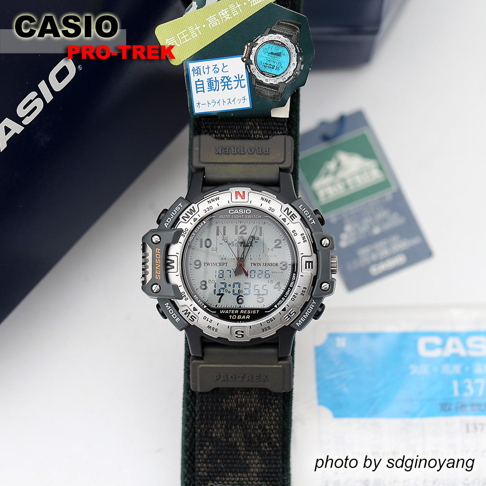 CASIO 卡西欧 PRO-TERK PRT-50FJ-3A 双显指针登山系列 全新结束