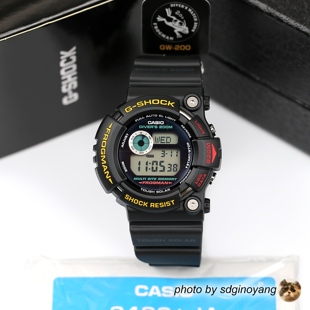 CASIO卡西欧G-SHOCK限定FROGMAN末代蛙人终章GW-200Z-1JF全新结束