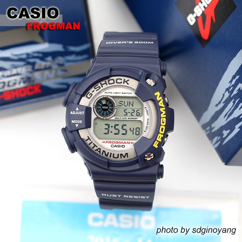 CASIO卡西欧G-SHOCK FROGMAN DW-9900NK-2JR(海军蓝蛙人)全新结束