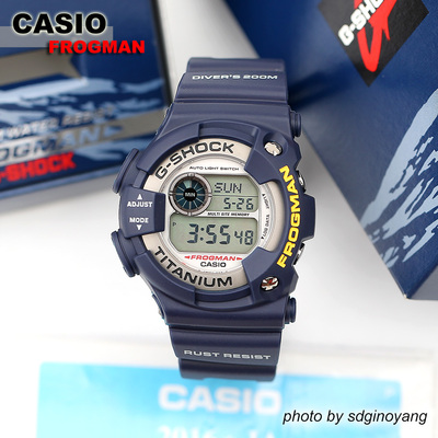 CASIO卡西欧G-SHOCK FROGMAN DW-9900NK-2JR(海军蓝蛙人)全新结束