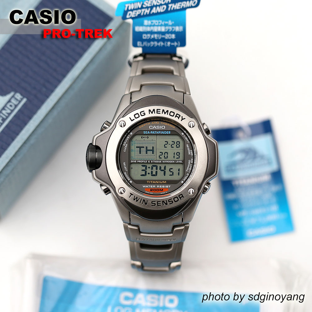 CASIO SEA-PATHFINDER SPF-100TJ-1JF 海洋怪兽潜水王 全新结束