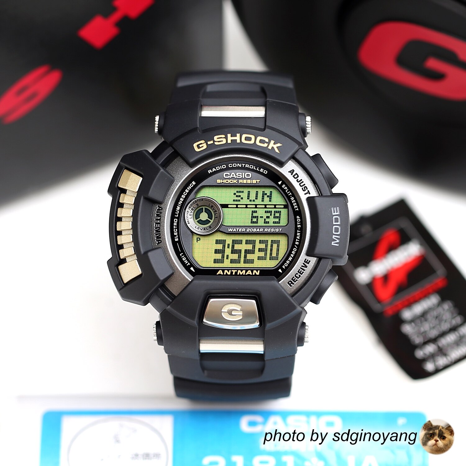 G-SHOCK电波表绝版蚂蚁人腕表