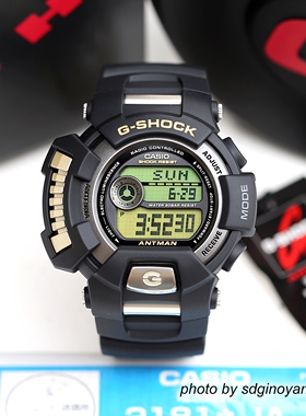 CASIO卡西欧G-SHOCK初代电波ANTMAN蚂蚁人GW-100-9JF黑金全新结束