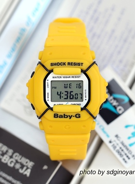 CASIO卡西欧Baby-G女款BG-360WD-9T女妖精1999年限定黄色全新结束