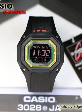 CASIO卡西欧G-SHOCK复古G-056RE-1JF薄款Rastafarian方块全新结束