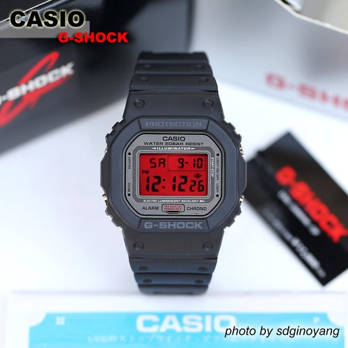 卡西欧G-SHOCK血鹤方块旋盖腕表