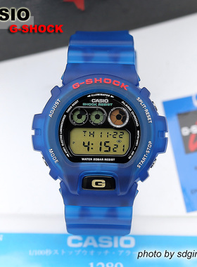 CASIO卡西欧G-SHOCK DW-6900BS-2JF 绝版狂热海洋蓝系列 全新结束
