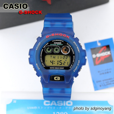 CASIO卡西欧G-SHOCK DW-6900BS-2JF 绝版狂热海洋蓝系列 全新结束