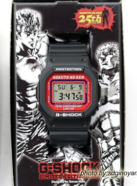 CASIO卡西欧G-SHOCKx北斗神拳DW-5600诞生25周年纪念限定全新现货