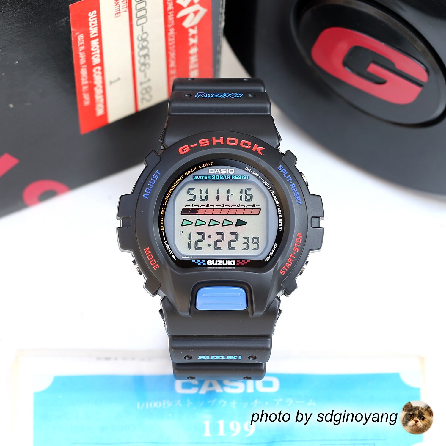 CASIO卡西欧G-SHOCKxSUZUKI初代铃木联名JDM限量DW-6600全新结束