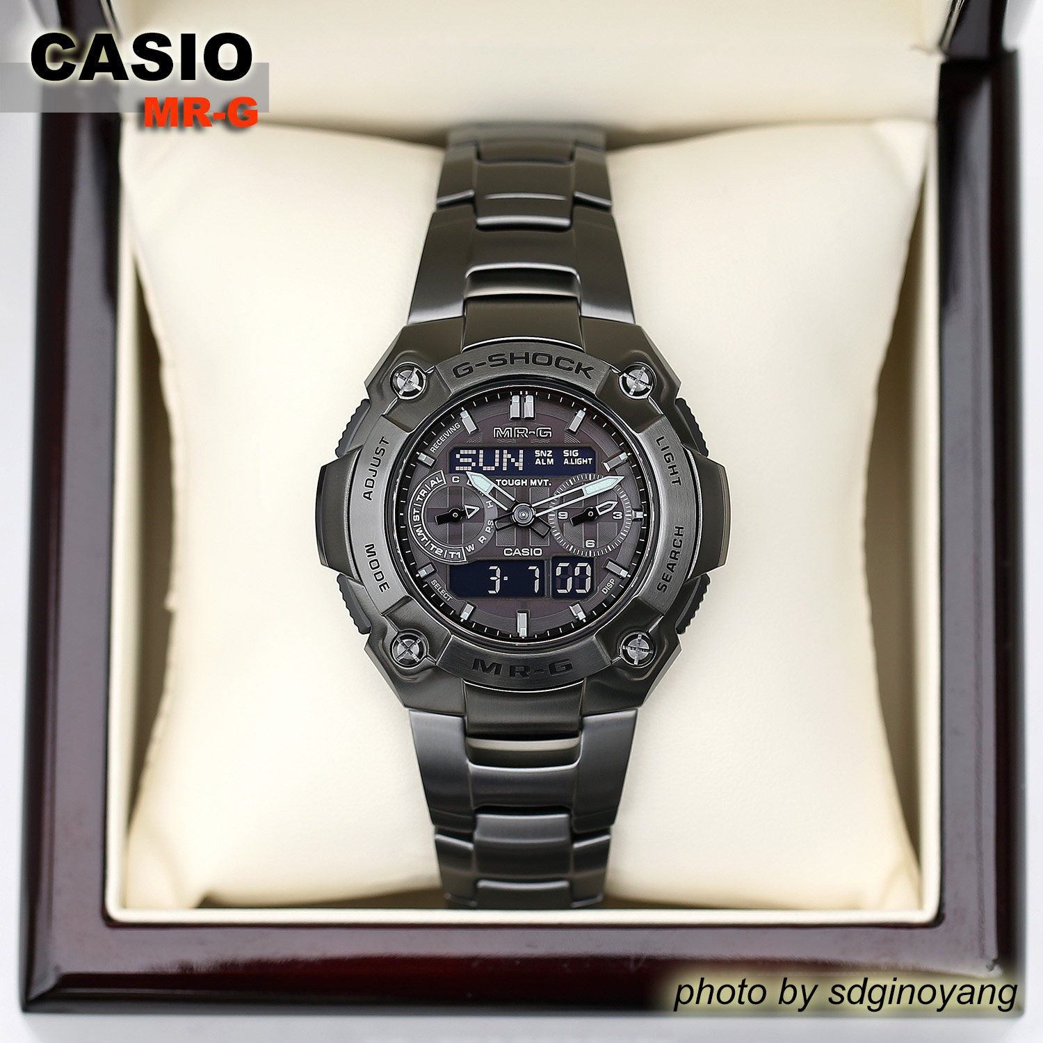 CASIO卡西欧G-SHOCK MRG-7700B-1BJF MR-G双显旗舰 结束