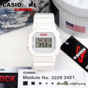 NASA美国航天局方块DW SHOCK CASIO卡西欧G 5600NASA20全新现货