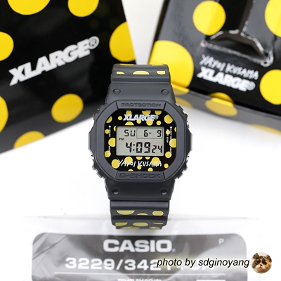 卡西欧G-SHOCK草间弥生方块手表