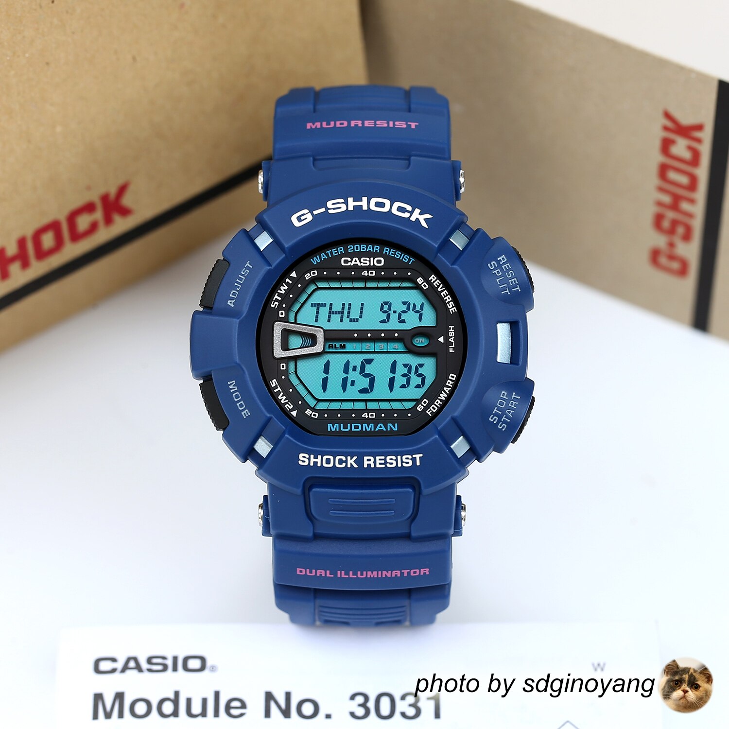 卡西欧G-SHOCK绝版限定泥人手表