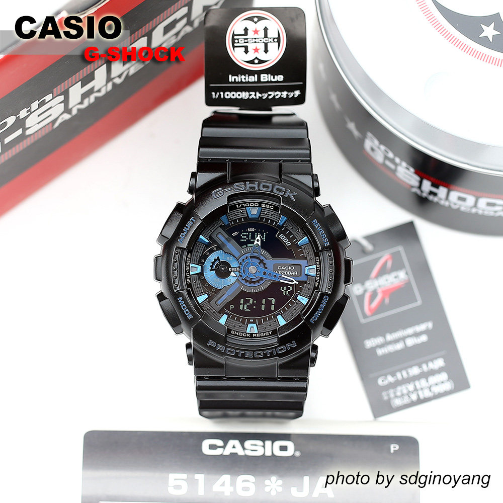CASIO卡西欧G-SHOCK 30周年限定 GA-113B-1AJR 黎明之蓝 全新结束