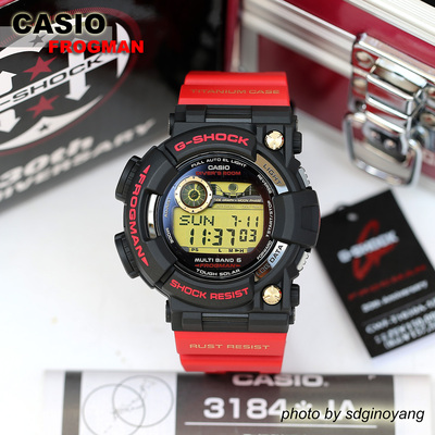 CASIO卡西欧G-SHOCK FROGMAN GWF-T1030A-1JR 红海波蛙王全新结束