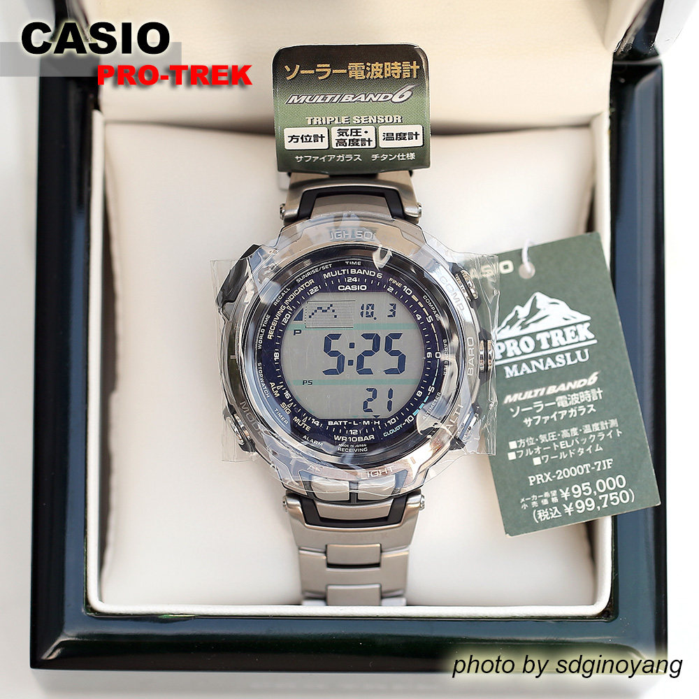 CASIO 卡西欧 PRO-TERK PRX-2000T-7JF 初代旗舰数显登山全新结束