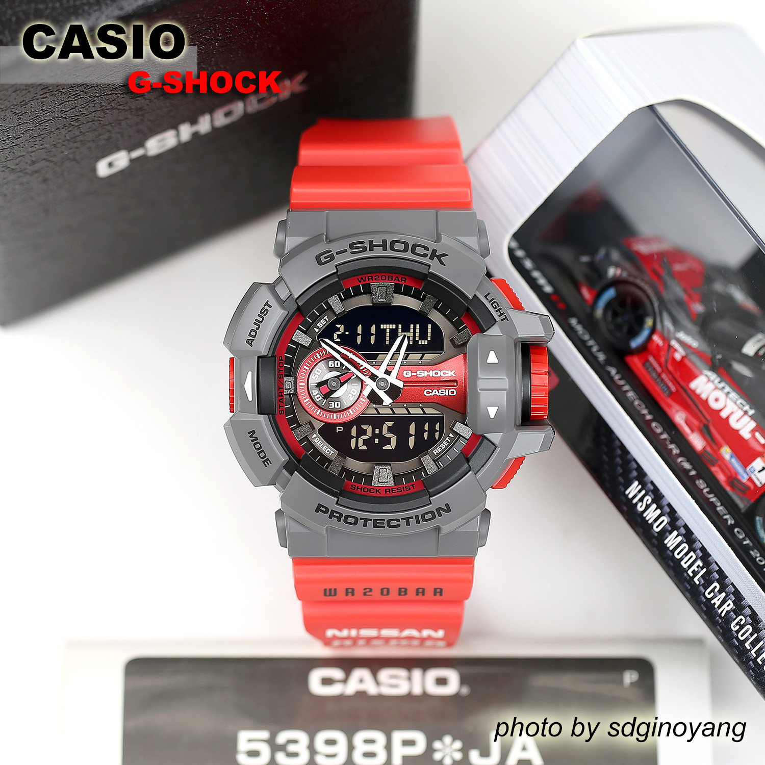 G-SHOCKxnismoGT-R联名限定手表