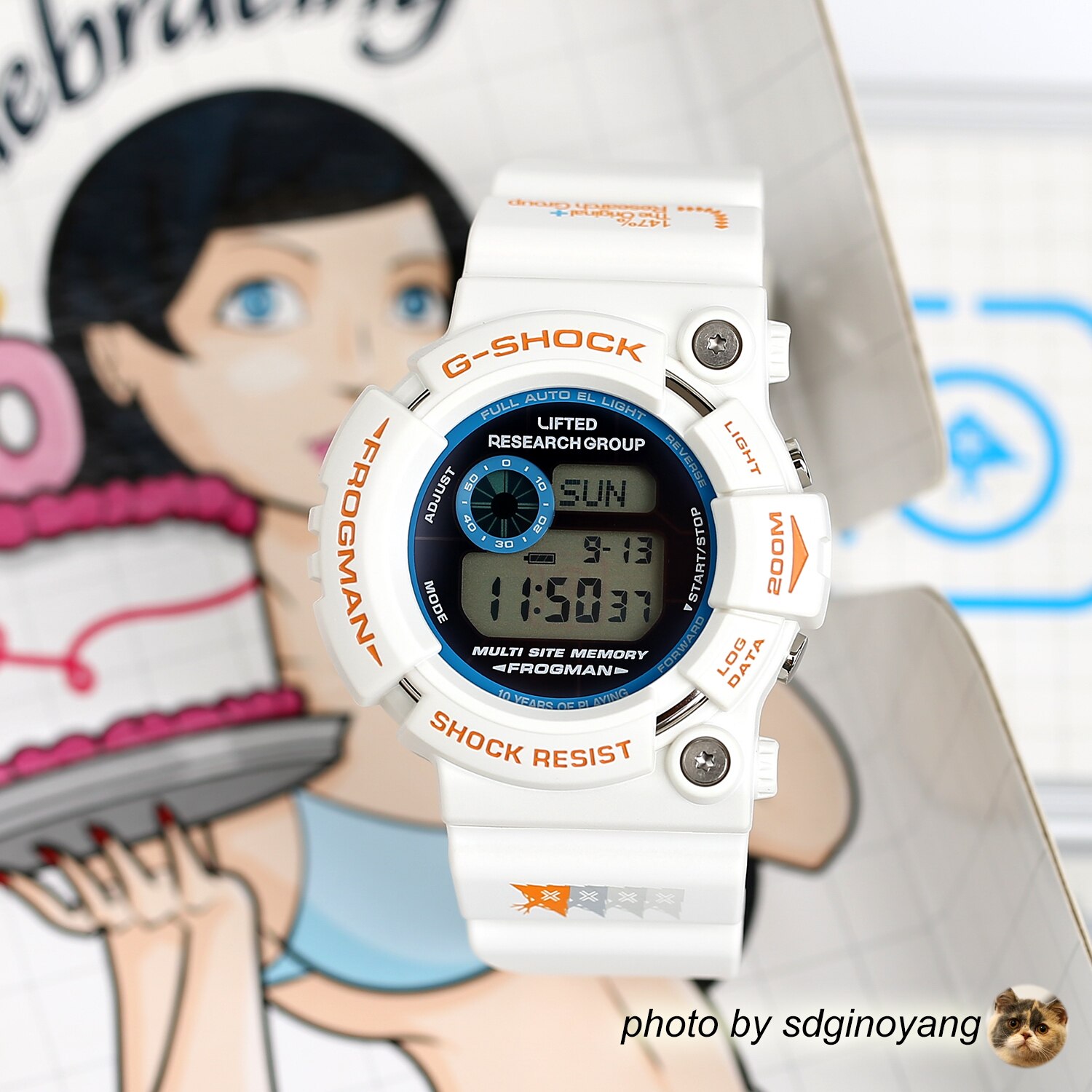 G-SHOCK蛙人LRG十周年联名潜水表