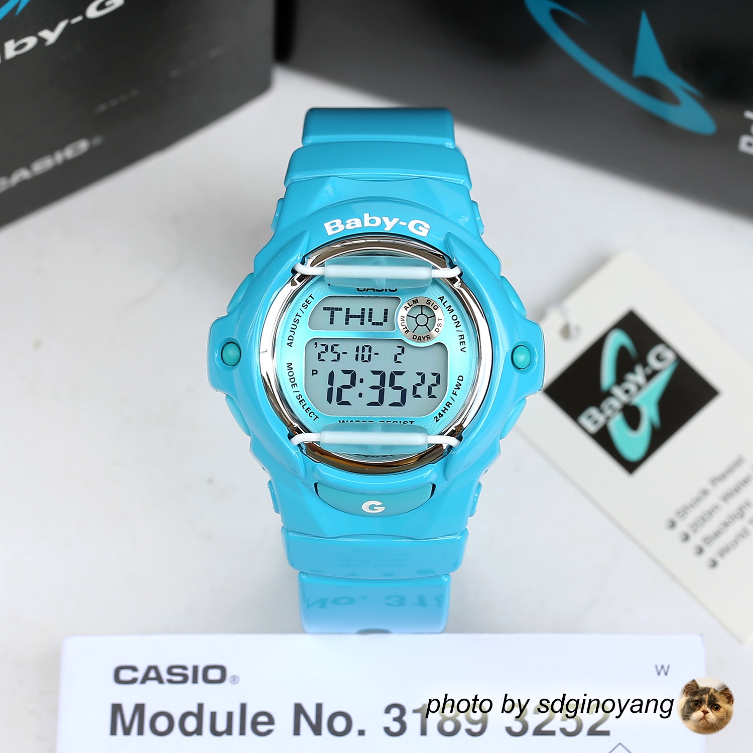 卡西欧BABY-G海湾蓝邪眼绝版手表