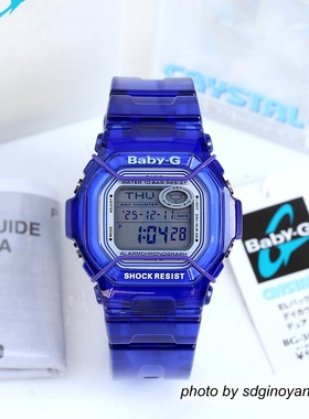 CASIO卡西欧Baby-G BG-361-2ASJR水晶限定果冻深紫女方块全新现货