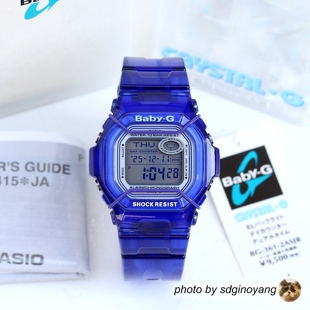 CASIO卡西欧Baby-G BG-361-2ASJR水晶限定果冻深紫女方块全新现货