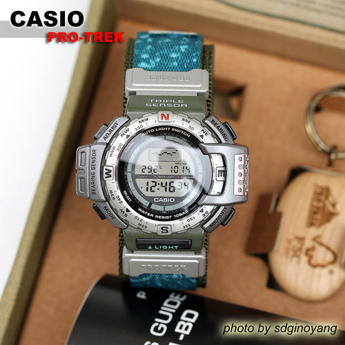 卡西欧登山手表电子罗盘气压