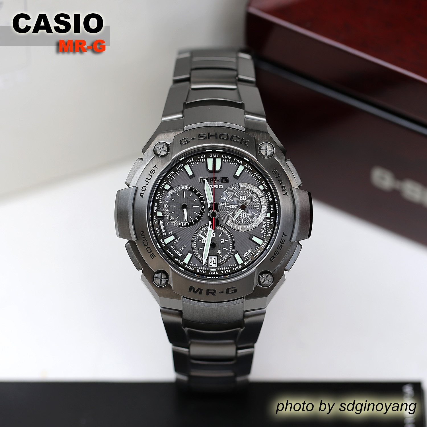 CASIO卡西欧G-SHOCK MRG-8000B-1AJF MR-G 太阳纹旗舰收藏级结束