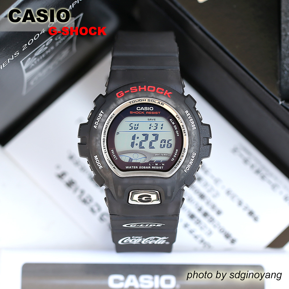 CASIO G-SHOCKxCoca-Cola雅典奥运会GL-220-1JF可口可乐全新现货