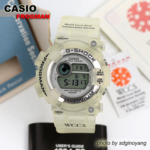CASIO卡西欧G-SHOCK FROGMAN DW-8201WC-8T WCCS 蛙人 全新结束