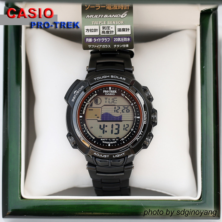 CASIO PRO-TERK PRX-2500YT-1JR 登山系列 限定黑IP 结束
