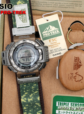 CASIO卡西欧PRO-TERK  PRT-40FSJ-5T FSC森林管理协议会 全新结束