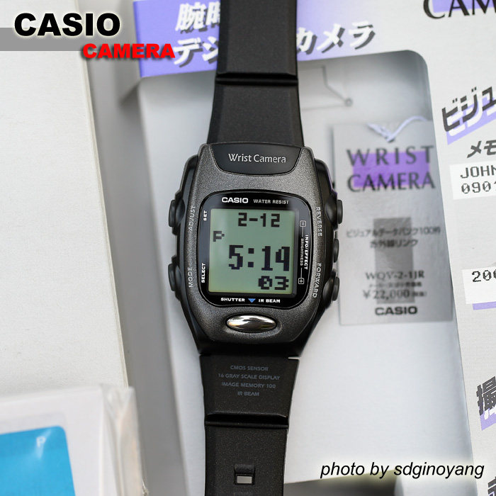CASIO 卡西欧 CAMERA WQV-2-1JR (潮人达人可拍照手表) 全新结束