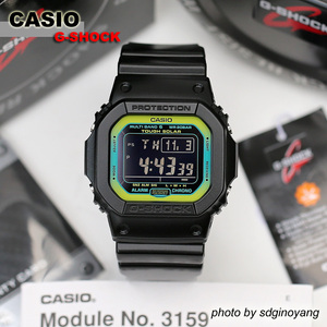 CASIO G-SHOCK GW-M5610LY-1ER 电波反显方块 硬碰硬 全新结束