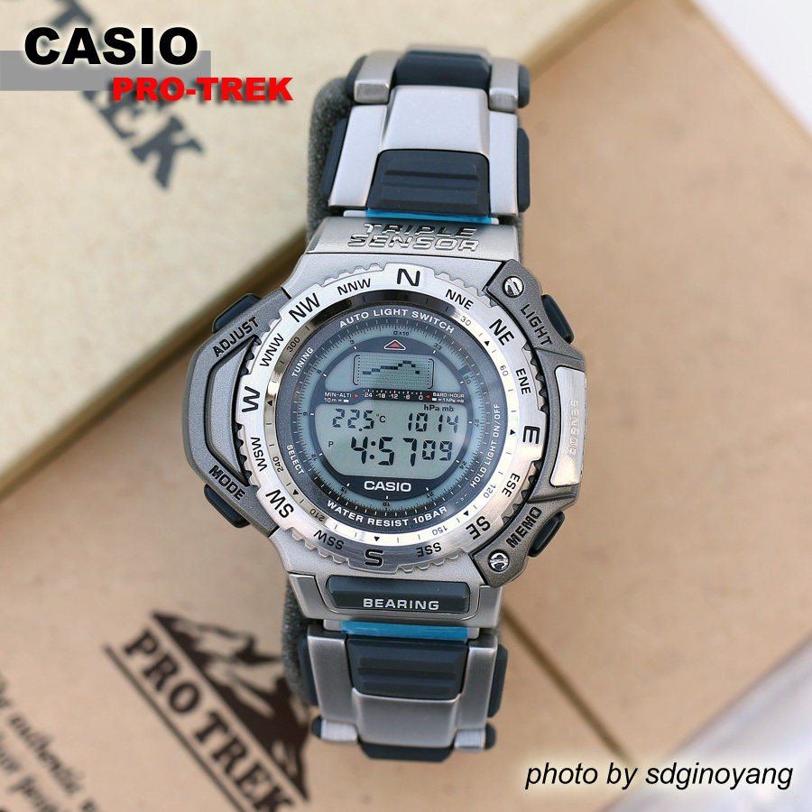 CASIO PRO-TERK PRT-1400-7T 登山 气压 PRX-2000 全新结束