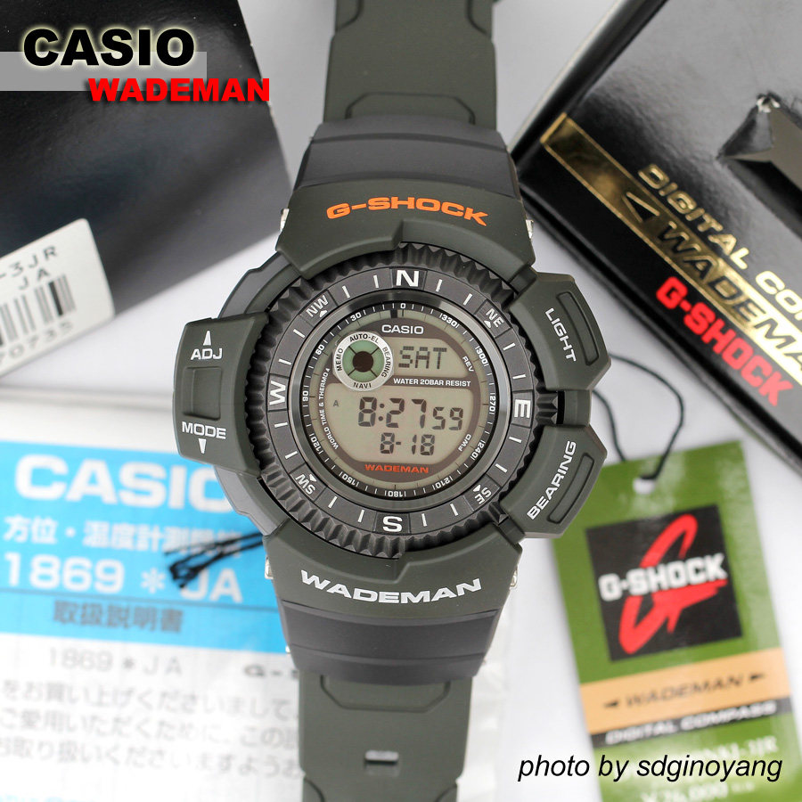 CASIO卡西欧G-SHOCK WADEMAN DW-9800NKJ-3JR 渡人罗盘 全新结束