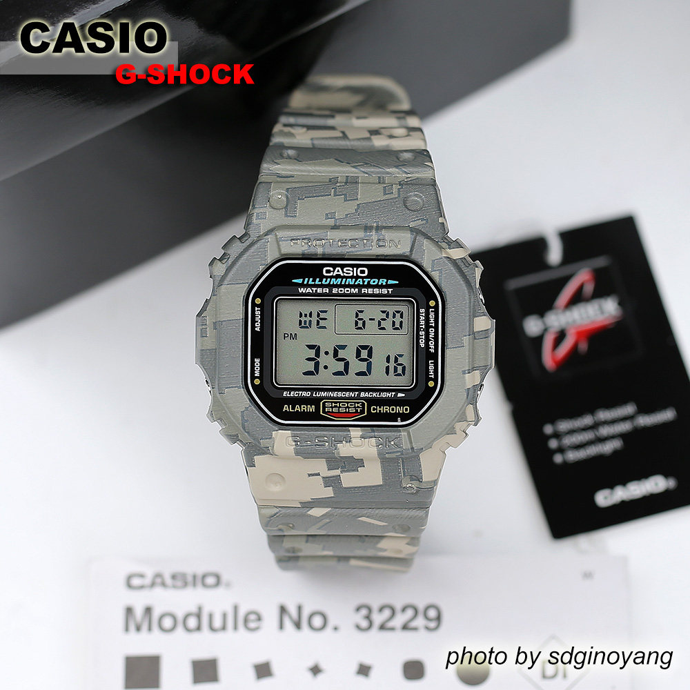 CASIO卡西欧G-SHOCK DW-5600 迷彩DY-WT10-ACU 稀少dytac全新结束