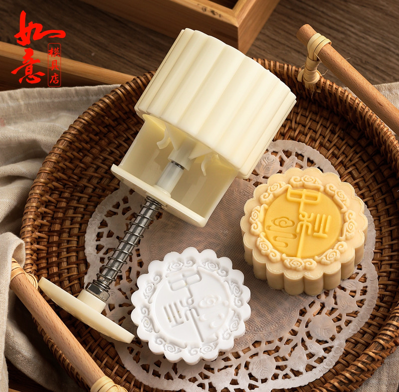 传统手压不粘21年新款月饼模具图片