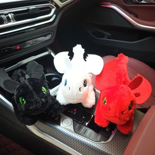 外贸 小飞龙汽车挂件摩托装饰卡通车载玩偶啪啪圈男生小礼物