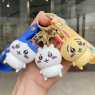 卡通吉伊卡哇乌萨奇钥匙扣卡通公仔书包挂件汽车钥匙链小礼品