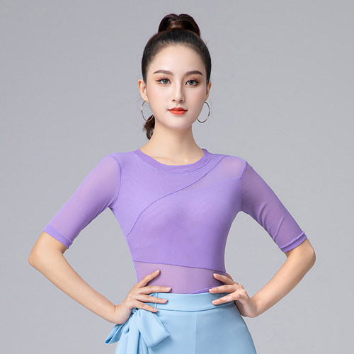 拉丁舞上衣女连体服国标舞摩登舞